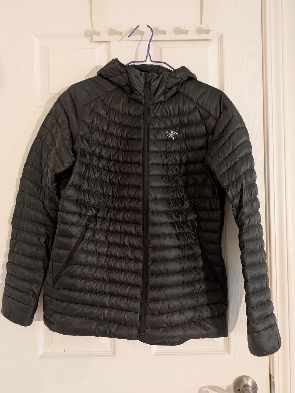 Arc'teryx Cerium Women's Black Lightweight Down Jacket with Hood
